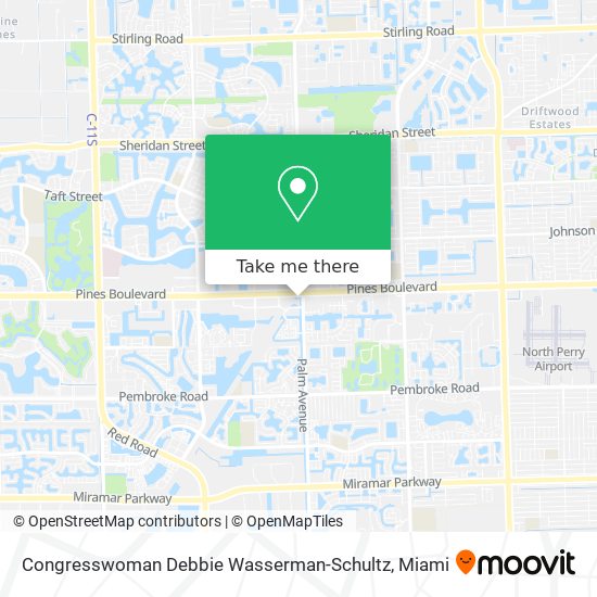 Congresswoman Debbie Wasserman-Schultz map