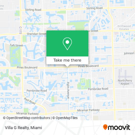 Villa G Realty map