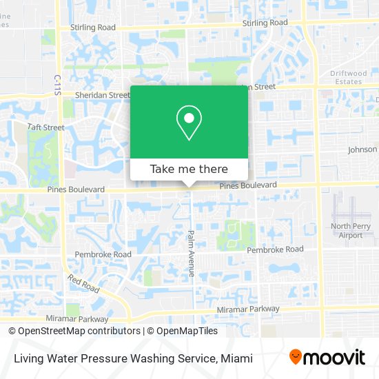 Mapa de Living Water Pressure Washing Service