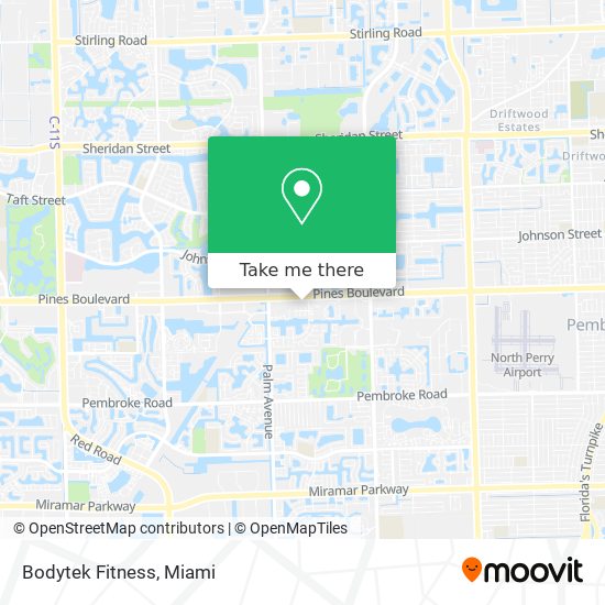 Bodytek Fitness map