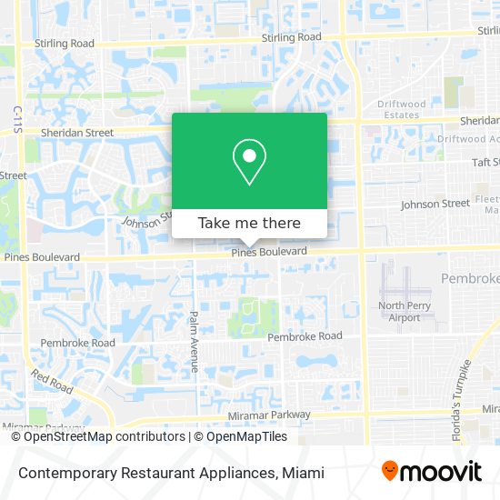 Mapa de Contemporary Restaurant Appliances