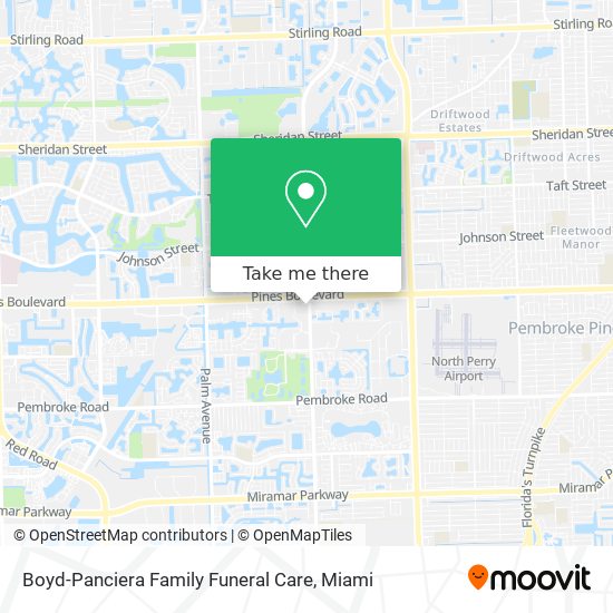 Boyd-Panciera Family Funeral Care map