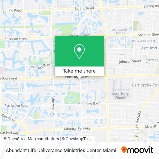 Mapa de Abundant Life Deliverance Ministries Center