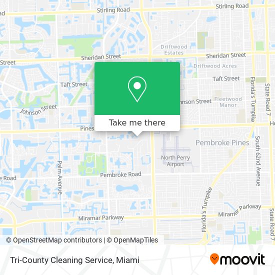 Mapa de Tri-County Cleaning Service