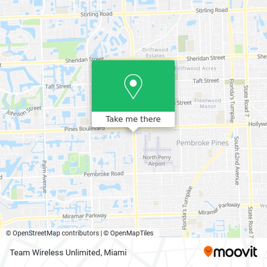 Team Wireless Unlimited map