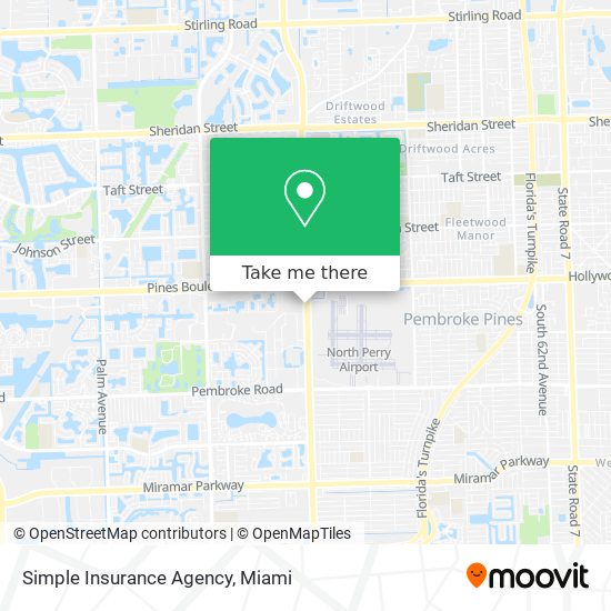 Mapa de Simple Insurance Agency