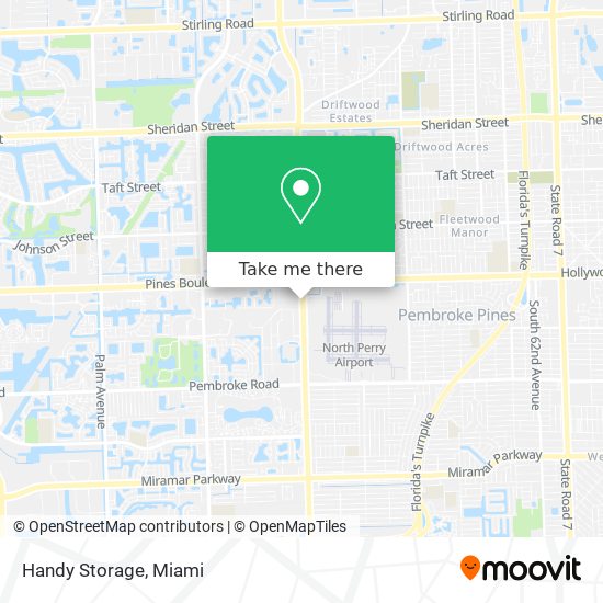 Mapa de Handy Storage