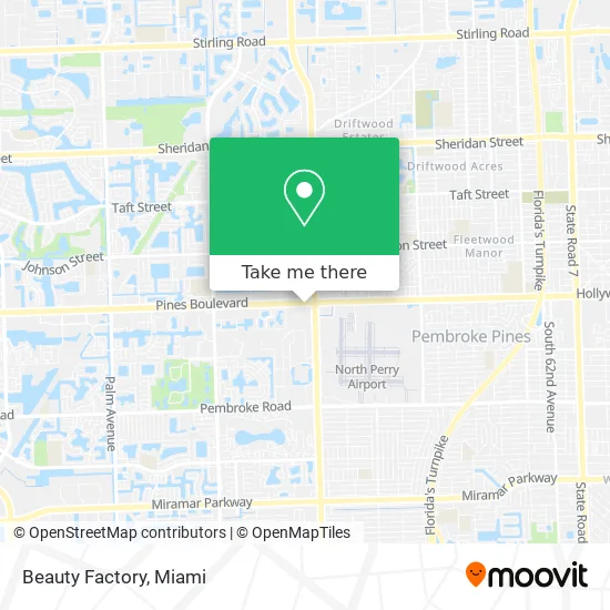 Beauty Factory map