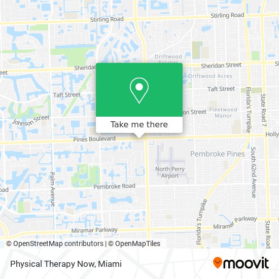 Physical Therapy Now map