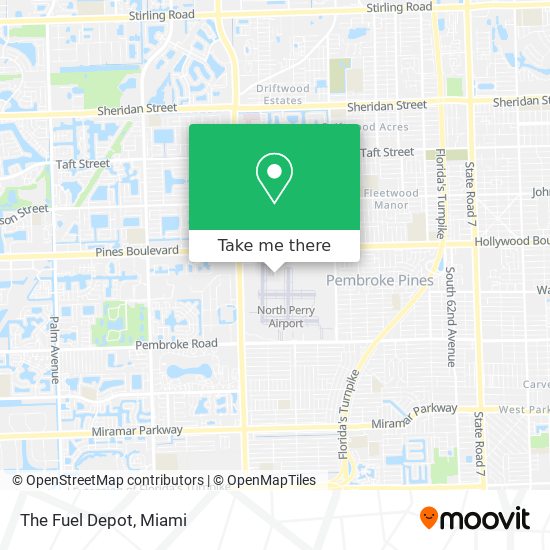 The Fuel Depot map