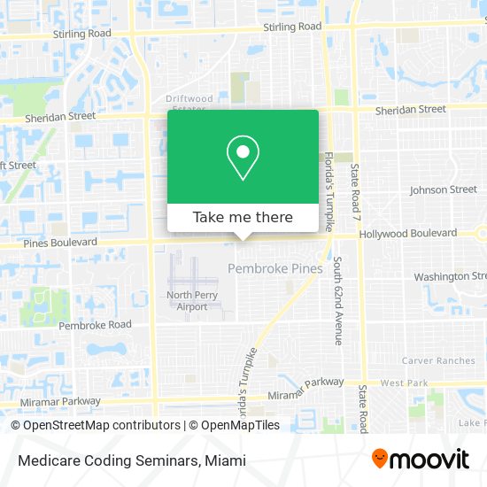 Medicare Coding Seminars map