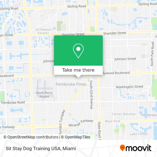 Mapa de Sit Stay Dog Training USA