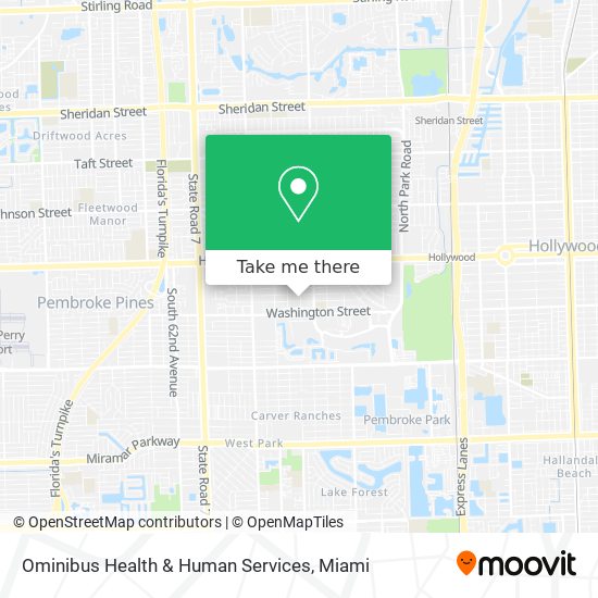 Mapa de Ominibus Health & Human Services