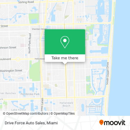 Mapa de Drive Force Auto Sales