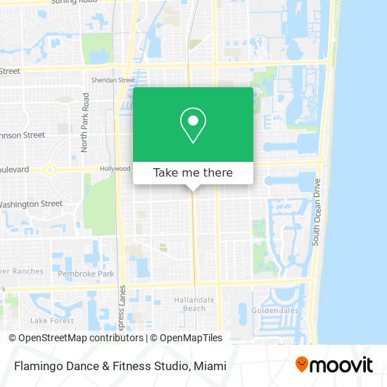 Mapa de Flamingo Dance & Fitness Studio