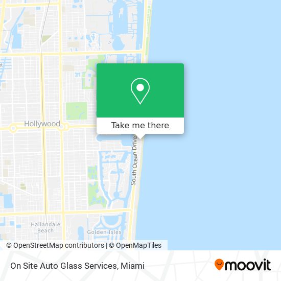 On Site Auto Glass Services map