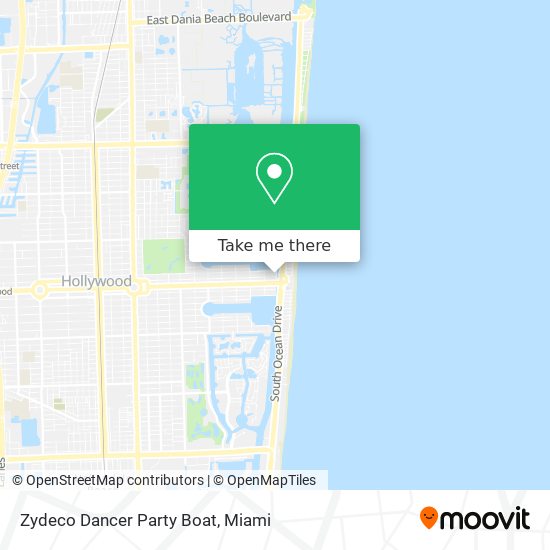 Mapa de Zydeco Dancer Party Boat