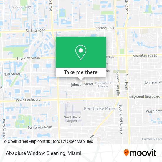 Absolute Window Cleaning map