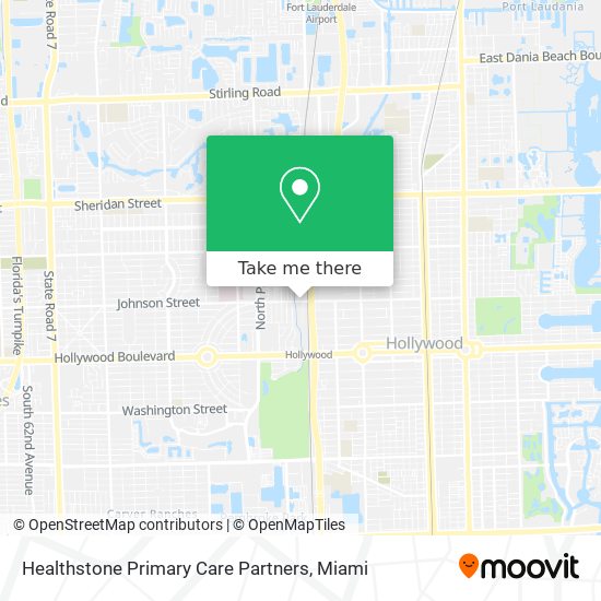 Healthstone Primary Care Partners map