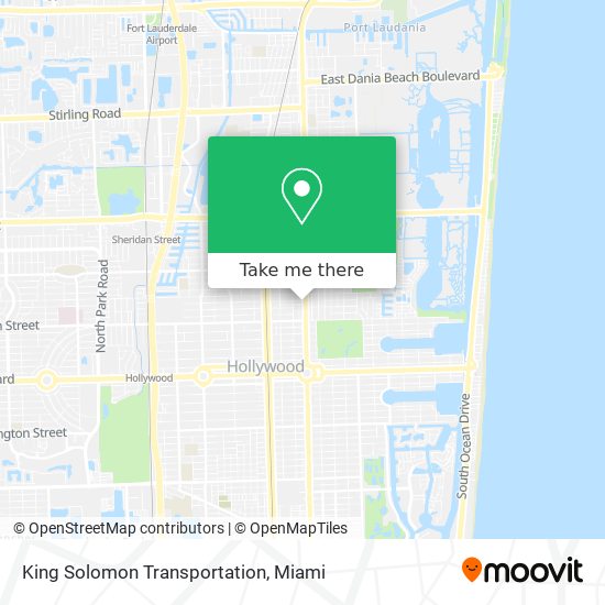 King Solomon Transportation map