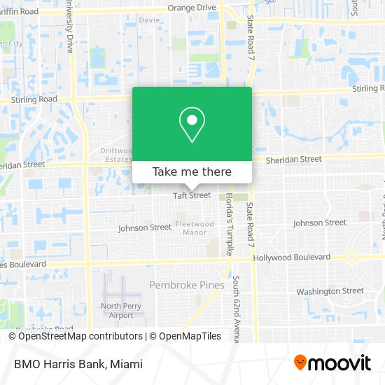 BMO Harris Bank map