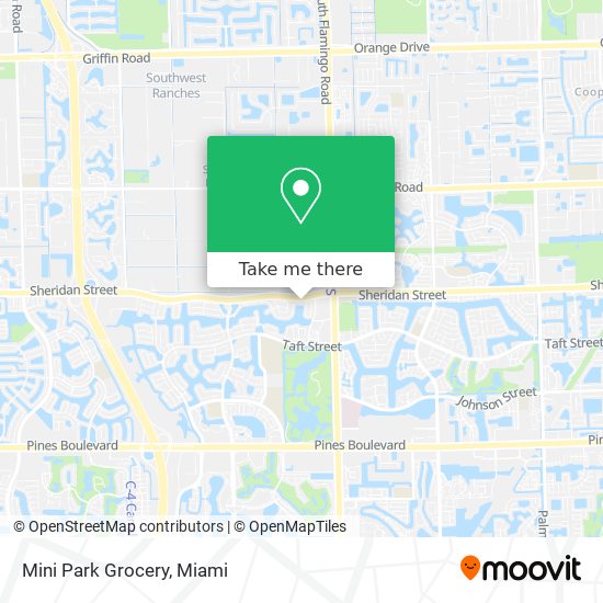 Mapa de Mini Park Grocery
