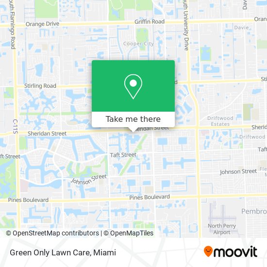 Green Only Lawn Care map