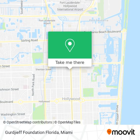 Gurdjieff Foundation Florida map