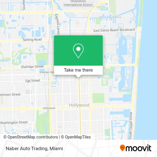 Naber Auto Trading map