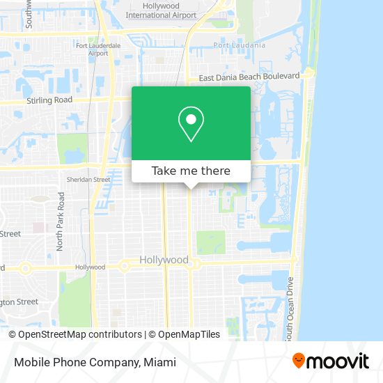 Mobile Phone Company map