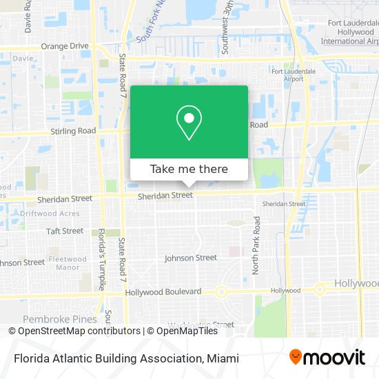 Mapa de Florida Atlantic Building Association