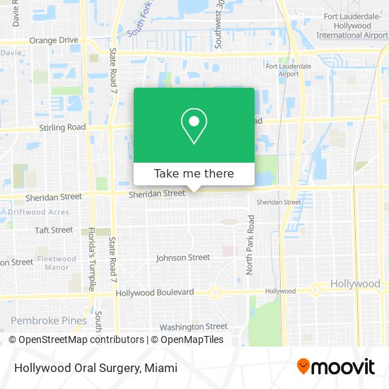 Mapa de Hollywood Oral Surgery