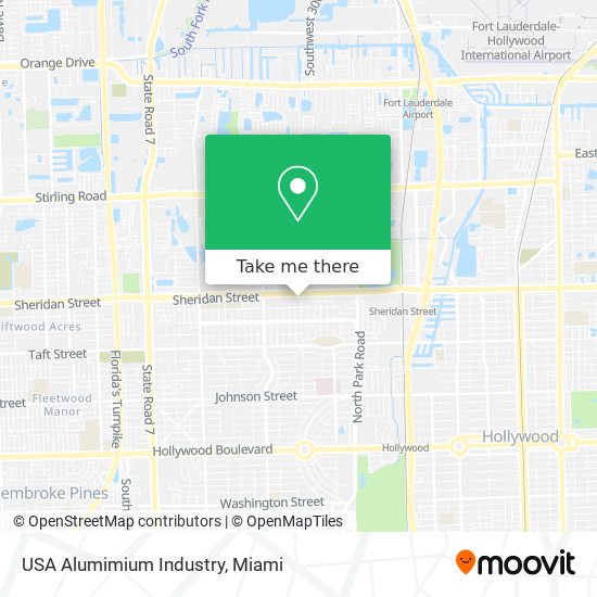 Mapa de USA Alumimium Industry