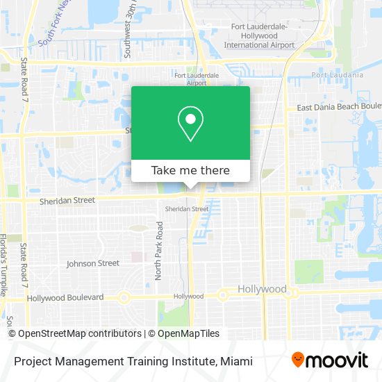 Project Management Training Institute map