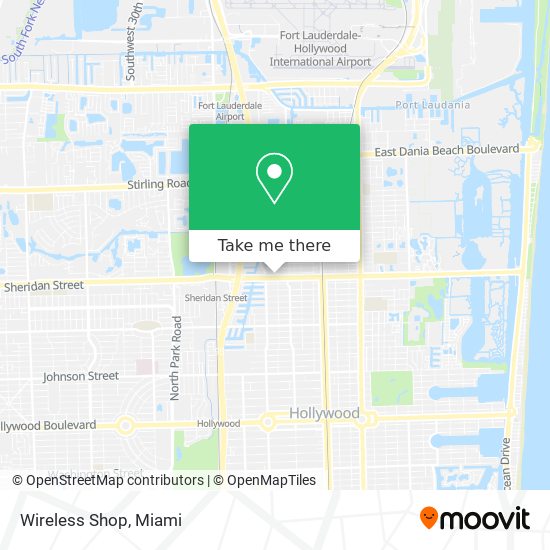 Wireless Shop map