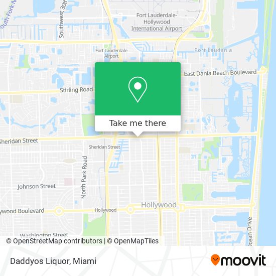 Daddyos Liquor map