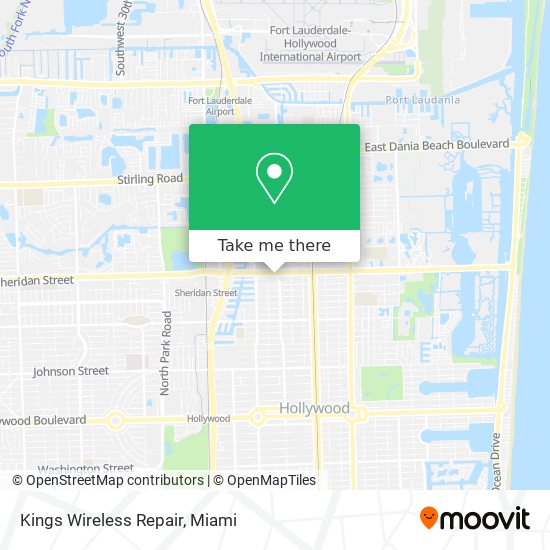 Kings Wireless Repair map