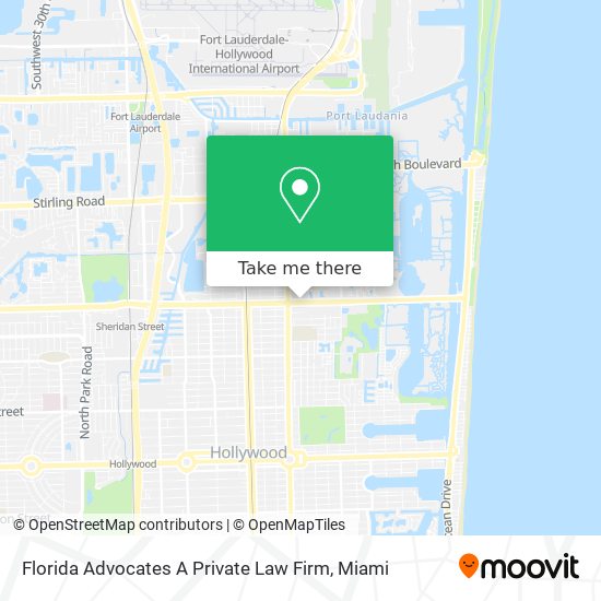 Mapa de Florida Advocates A Private Law Firm