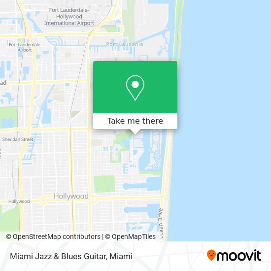 Miami Jazz & Blues Guitar map
