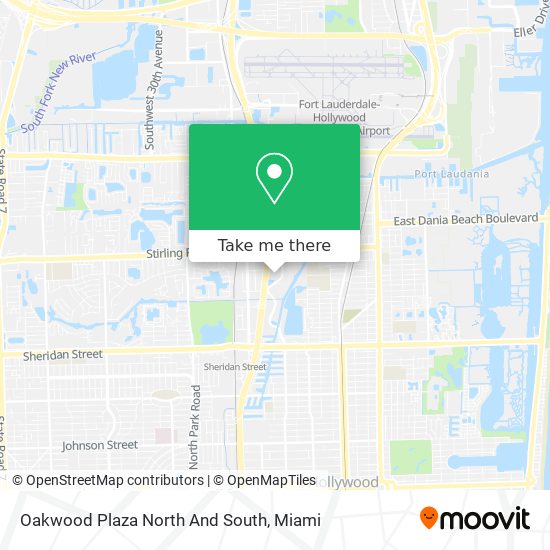 Oakwood Plaza North And South map