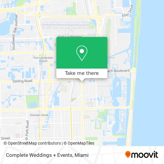 Complete Weddings + Events map