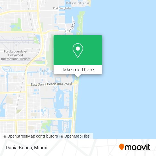 Dania Beach map