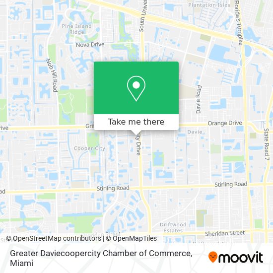 Mapa de Greater Daviecoopercity Chamber of Commerce