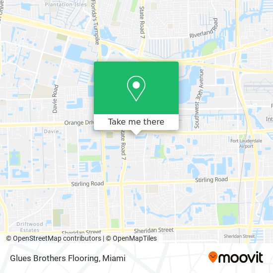 Glues Brothers Flooring map