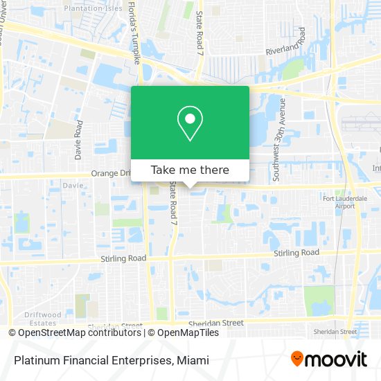 Platinum Financial Enterprises map