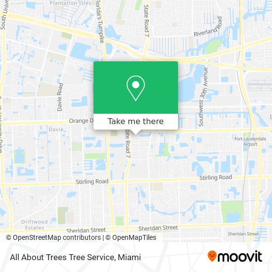 All About Trees Tree Service map