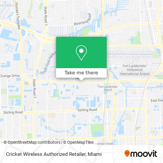 Cricket Wireless Authorized Retailer map