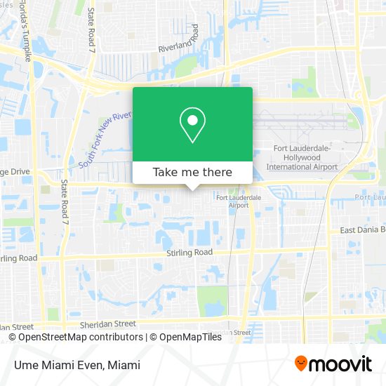 Ume Miami Even map