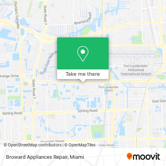 Mapa de Broward Appliances Repair