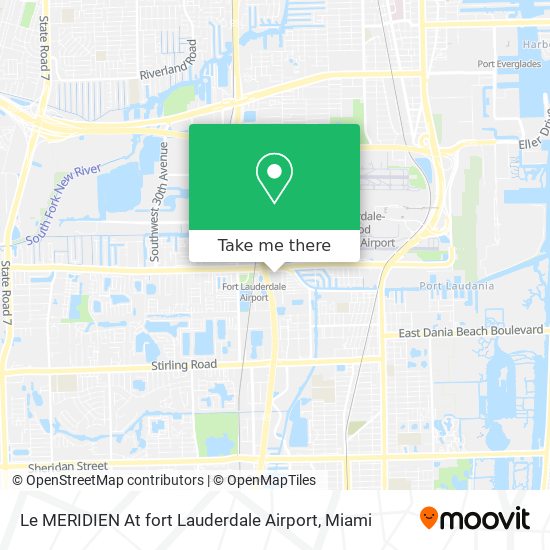 Le MERIDIEN At fort Lauderdale Airport map